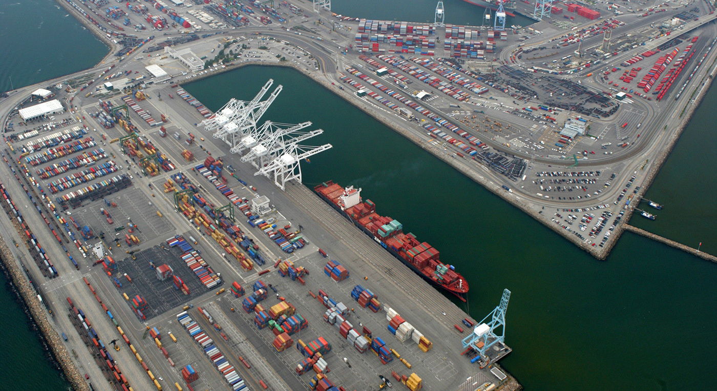 Photo by Port of Long Beach (Calif.)/James R. Tourtellotte via Wikimedia Commons